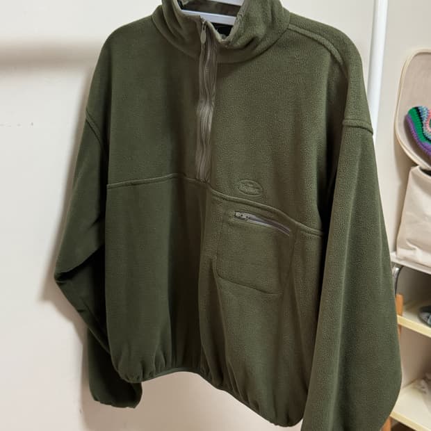 더바넷 플리스 하프집업 스몰