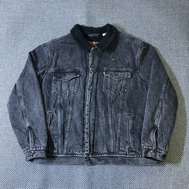 쉐르파 데님 트럭커 자켓