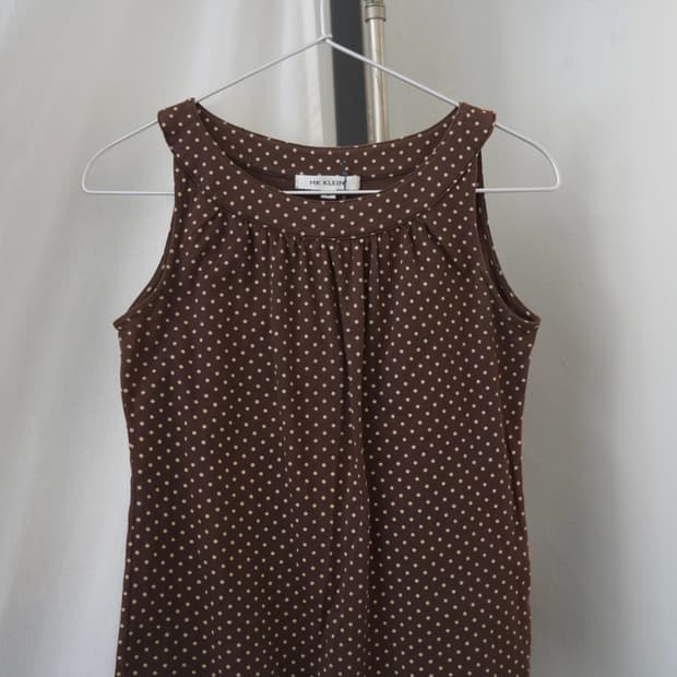 Dot Sleeveless Top