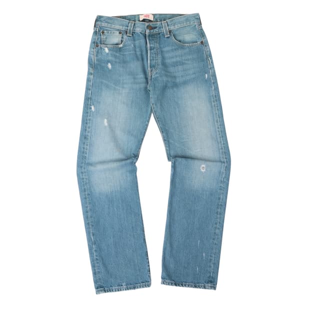 리바이스 501 스트레이트 레그 버튼플라이 데님팬츠