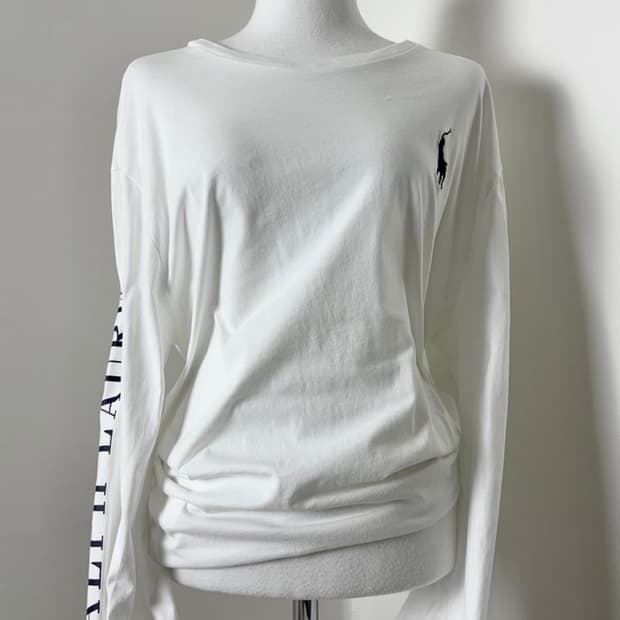 폴로 빅포니 레터링 롱슬리브