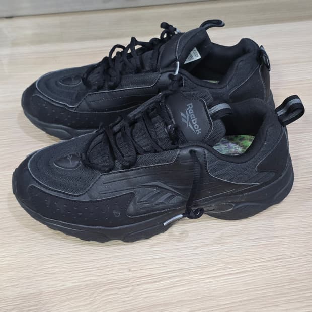 REEBOK 올블랙 DMX  남성 운동화 275