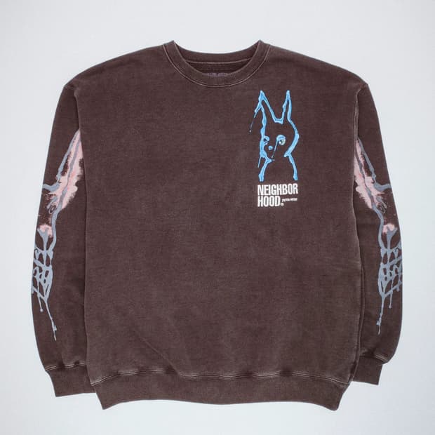 [XL] 네이버후드x퍼킹어썸 피그먼트 다이드 맨투맨