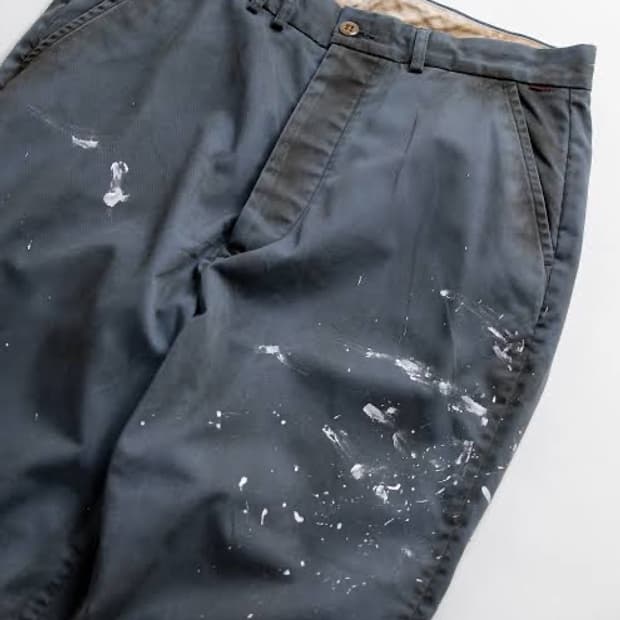 아나크로놈 노턱 와이드 치노 팬츠 NO TUCK WIDE CHINO