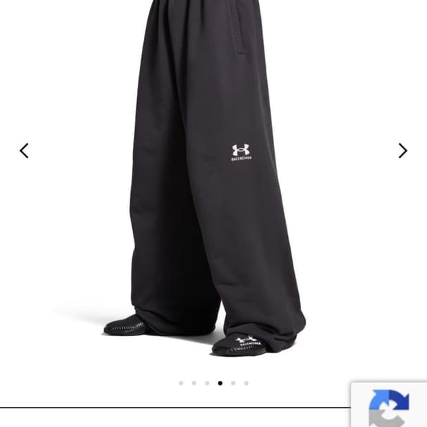 [xs] 발렌시아가 언더아머 스웻팬츠
