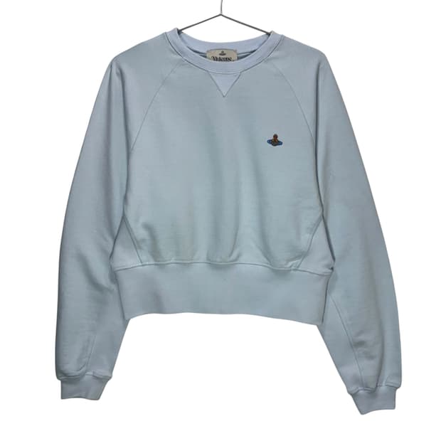 비비안웨스트우드 크롭 맨투맨