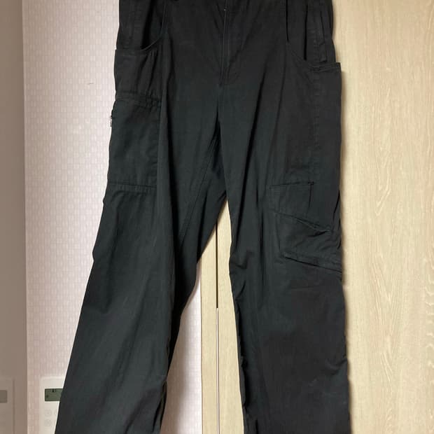 노매뉴얼 17P 워크 팬츠 블랙