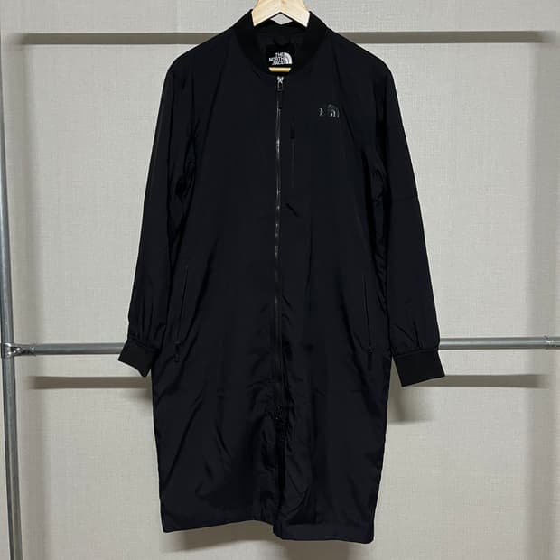 노스페이스 블랙 롱 바람막이 95