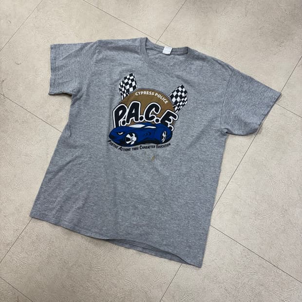 길단 Cypress Police P.A.C.E. 프린팅 반팔티