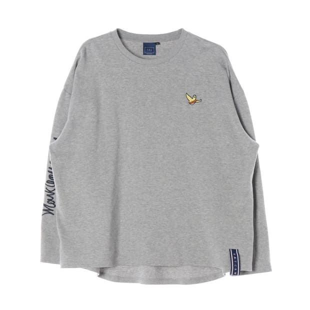 로맨틱크라운 x 마크곤잘레스 콜라보 백프린팅 오버핏 롱슬리브 XL