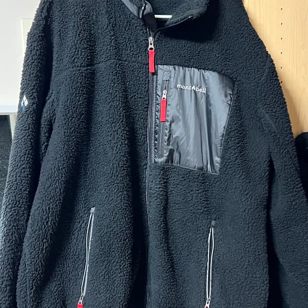 몽벨 후리스 블랙 XL (105-110)