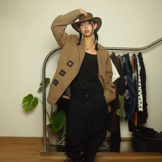 꼼데가르송 사루엘 팬츠