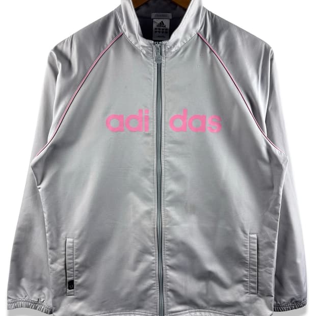 아디다스 그레이핑크 집업2495