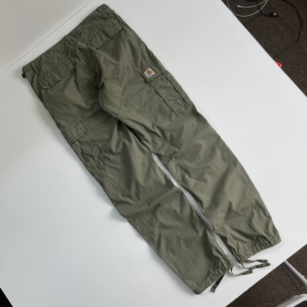 Carhartt 칼하트 카키 레귤러 카고 팬츠