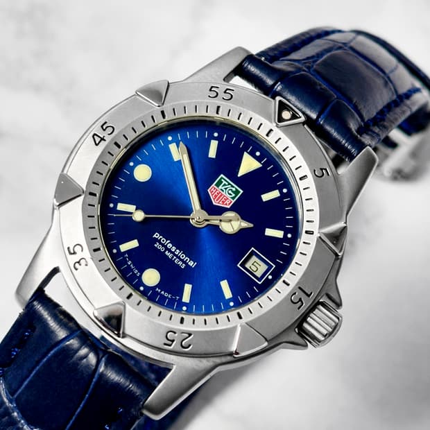 [정품] 태그호이어 빈티지 프로패셔널 1500 청판 오바마 시계