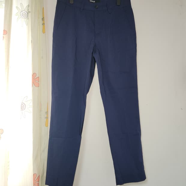 HENUS 남성 네이비 바지 76-94(31)