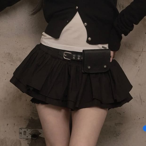 카키포인트 캉캉 스커트팬츠