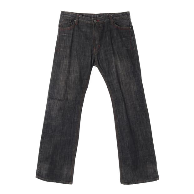 FACOUP 흑청 스티치 데님 팬츠 36