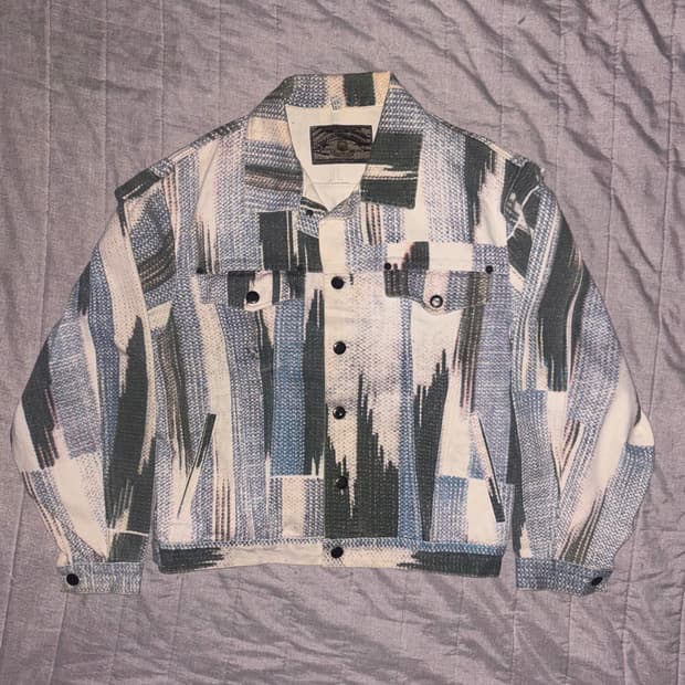 90s armani jeans 트러커 자켓