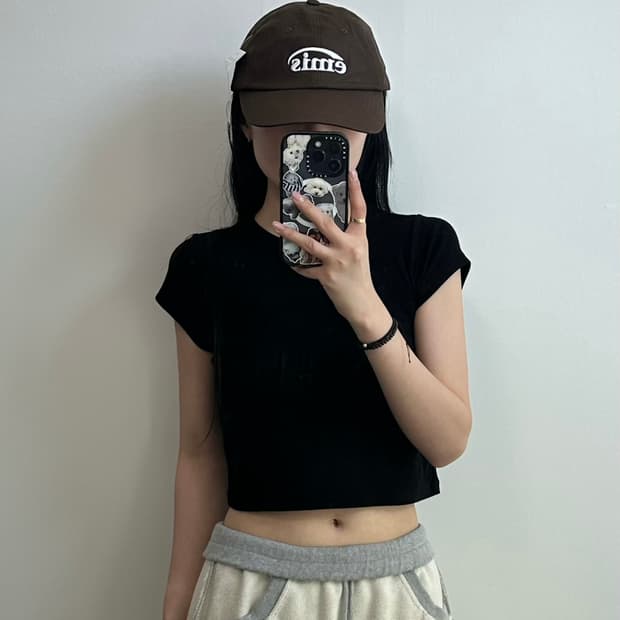 Emis 이미스 브라운 볼캡