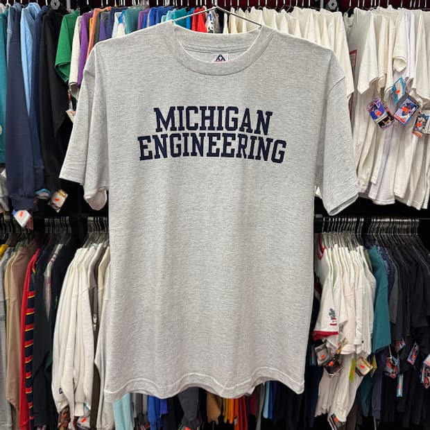 1990년대 데드스탁 빈티지 싱글 스티치 Michigan 티셔츠