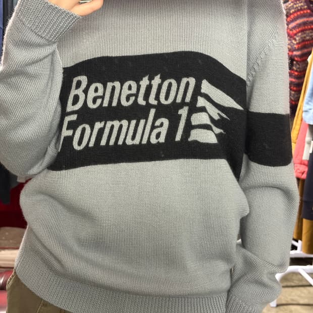 [M] Benetton & F1 베네통 울 100% 니트
