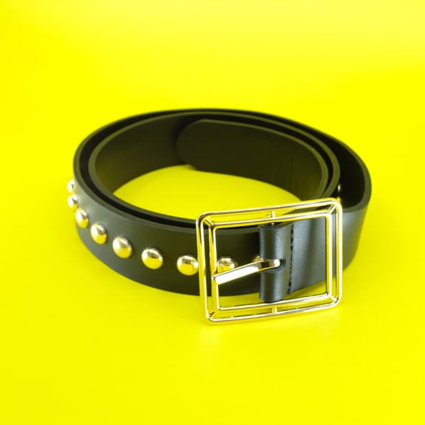 Ernest w baker 금장 스터드 벨트