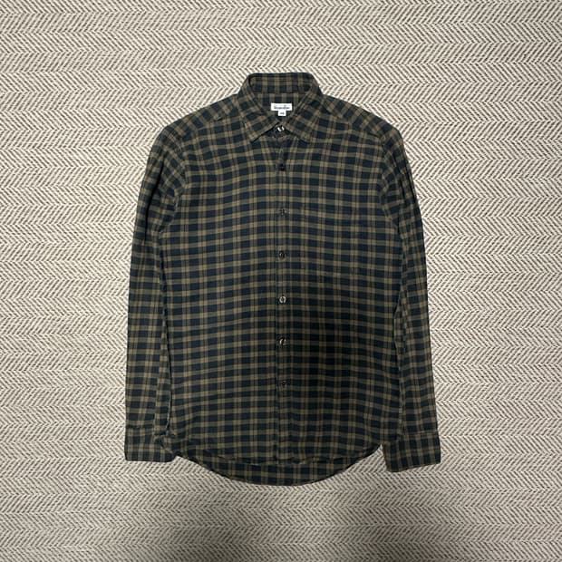 STEVEN ALAN JAPAN usa made check shirt