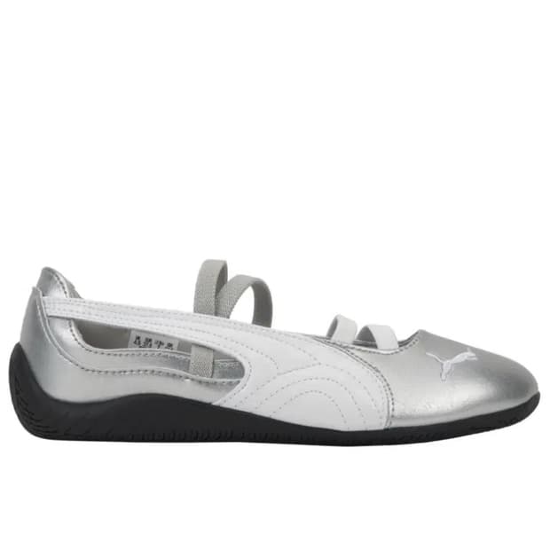 (W) 푸마 스피드캣 발레 메탈릭 푸마 실버 푸마 화이트 245
