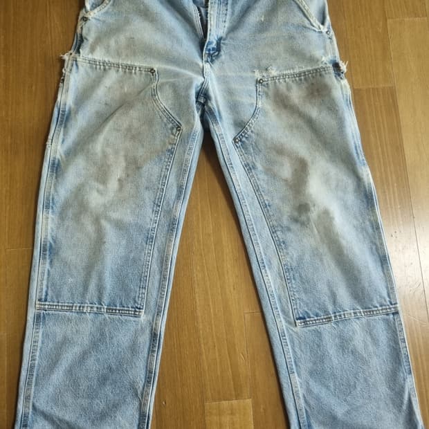 칼하트 빈티지 썩블니 연청 34사이즈