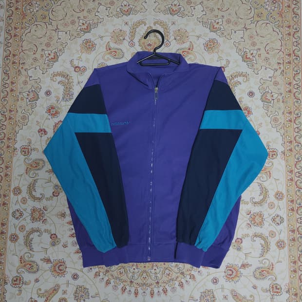 90s 빈티지 아디다스 코튼 집업 져지
100