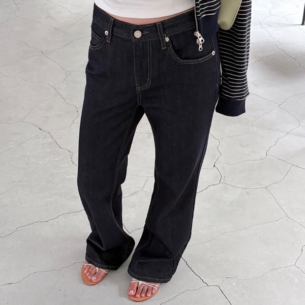 108파운드 Elloy Low Rise Jean_Nonfade indig