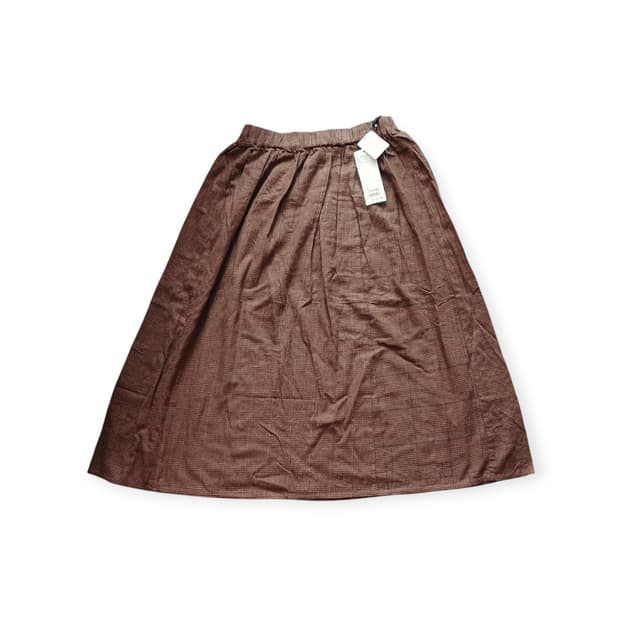 모리걸 사만사모스 모카 체크 스커트