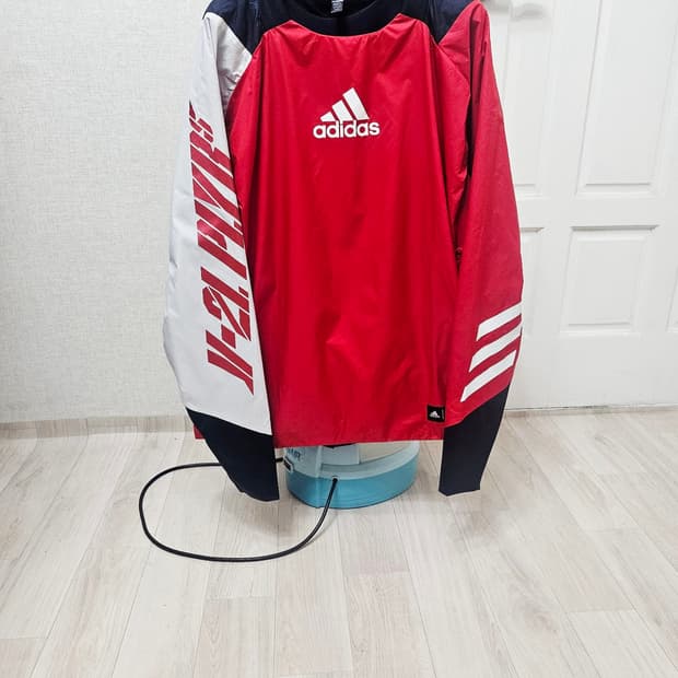 (105~110)XL☆초희귀☆ 아디다스 WIND PO 웜업 배색 바람막이