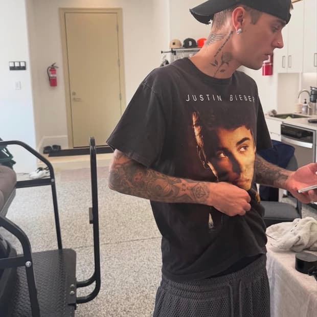 빈티지 저스틴비버 JUSTIN BIEBER BELIEVE 투어티 M