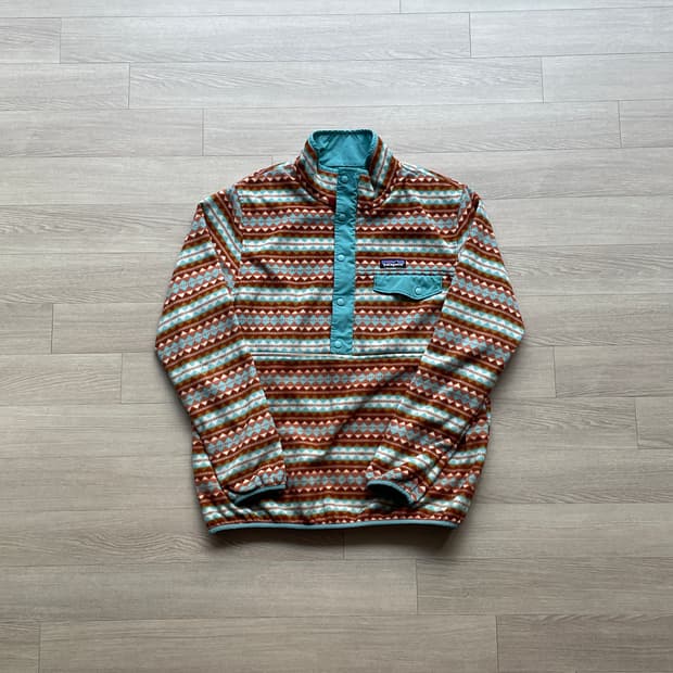 파타고니아 글리세이드 아즈텍 틸 블루 신칠라