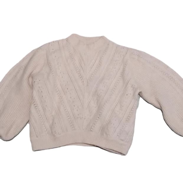 심플레트로 연분홍 스웨터