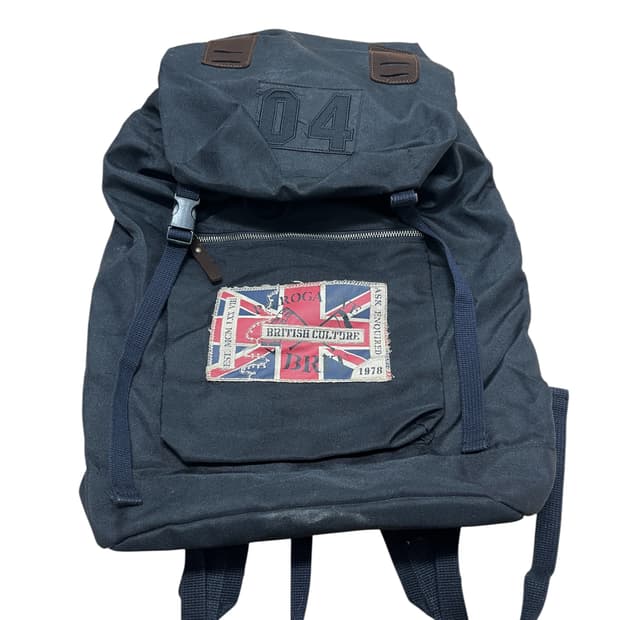 ASK ENQUIRED 브리티시 캔버스 백팩