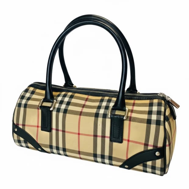 버버리 노바체크 원통백