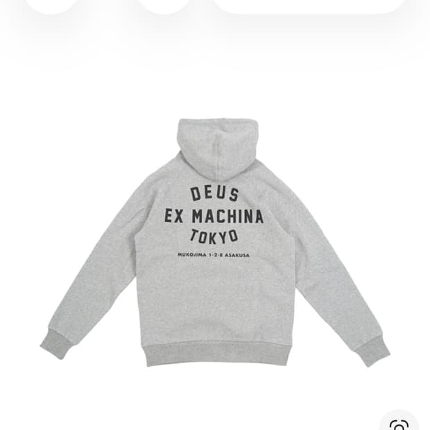 데우스 엑스 마키나 도쿄 후드티 그레이 M