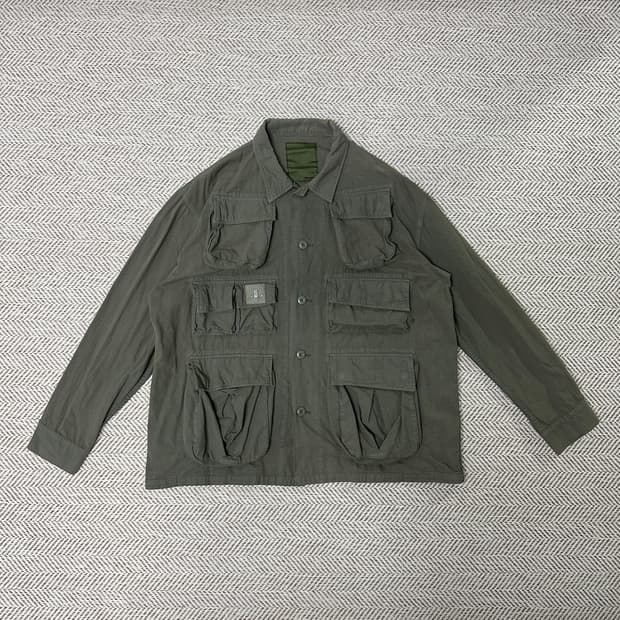 LIBERAIDERS rip stop fatigue jacket xl