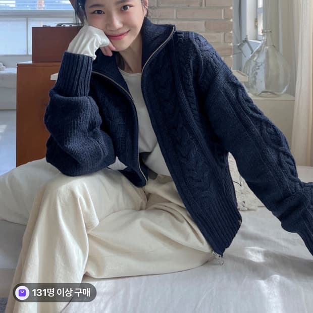 시티브리즈 니트집업