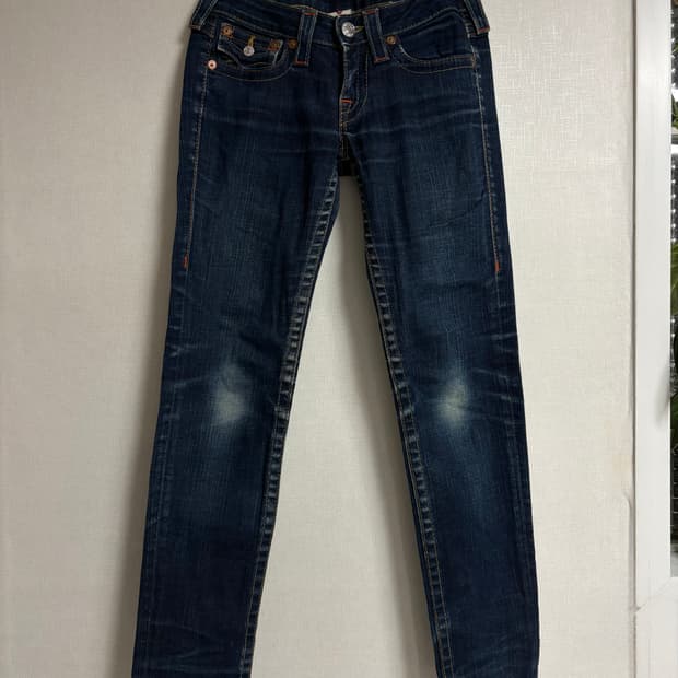 트루릴리전 슬림핏 로우라이즈 데님 26