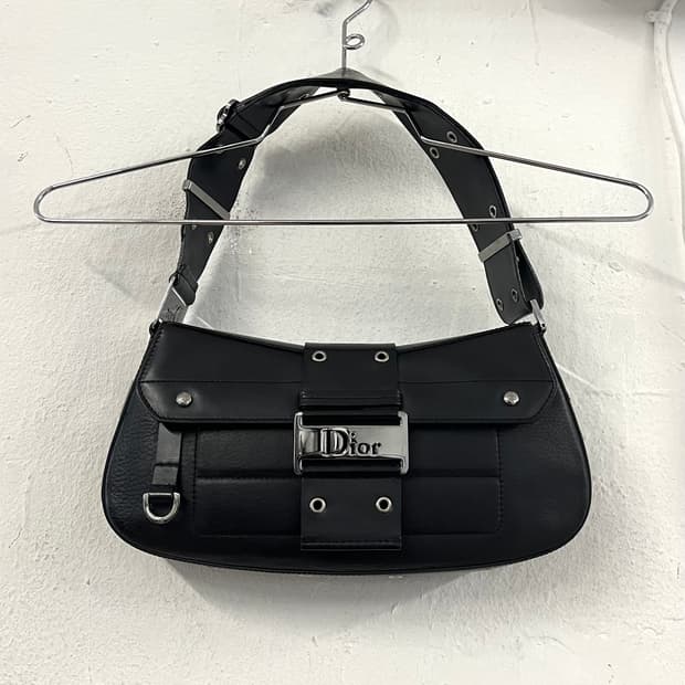 크리스찬 디올 2002 스트릿 시크 레더 콜럼버스백