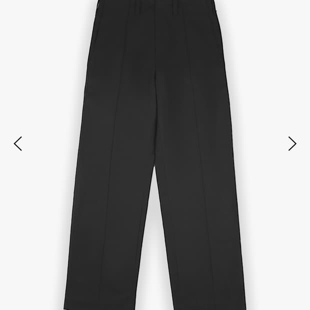 Stitch crease trouser Black (2)