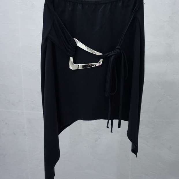 London D Shaped Asymetric Skirt