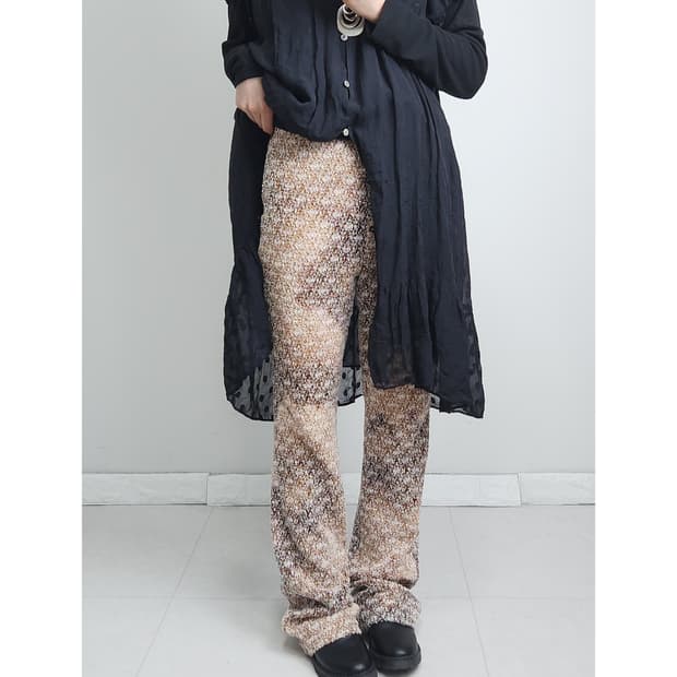 레이스 롱 레깅스