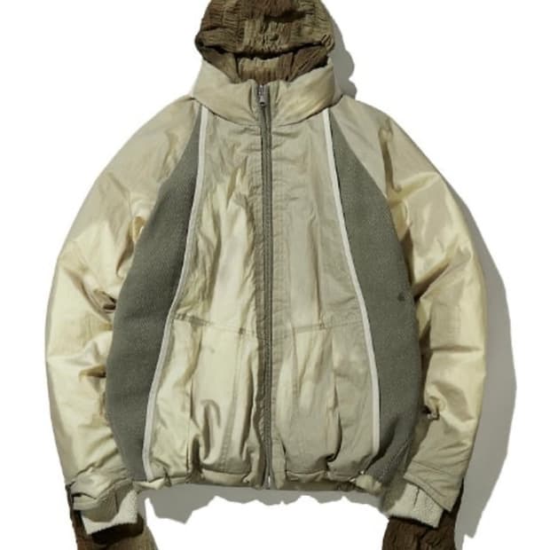 엑슬림 ep.4 01 다운 자켓 레몬그린 패딩