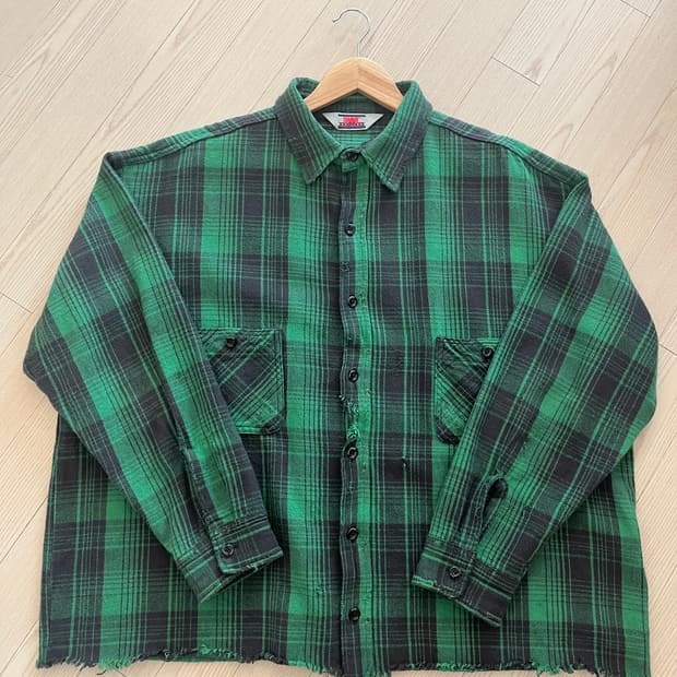 세인트미카엘 플란넬 셔츠 XL 판매