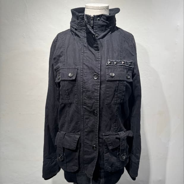 Jessy Logan Y2K Studded Black Jacket